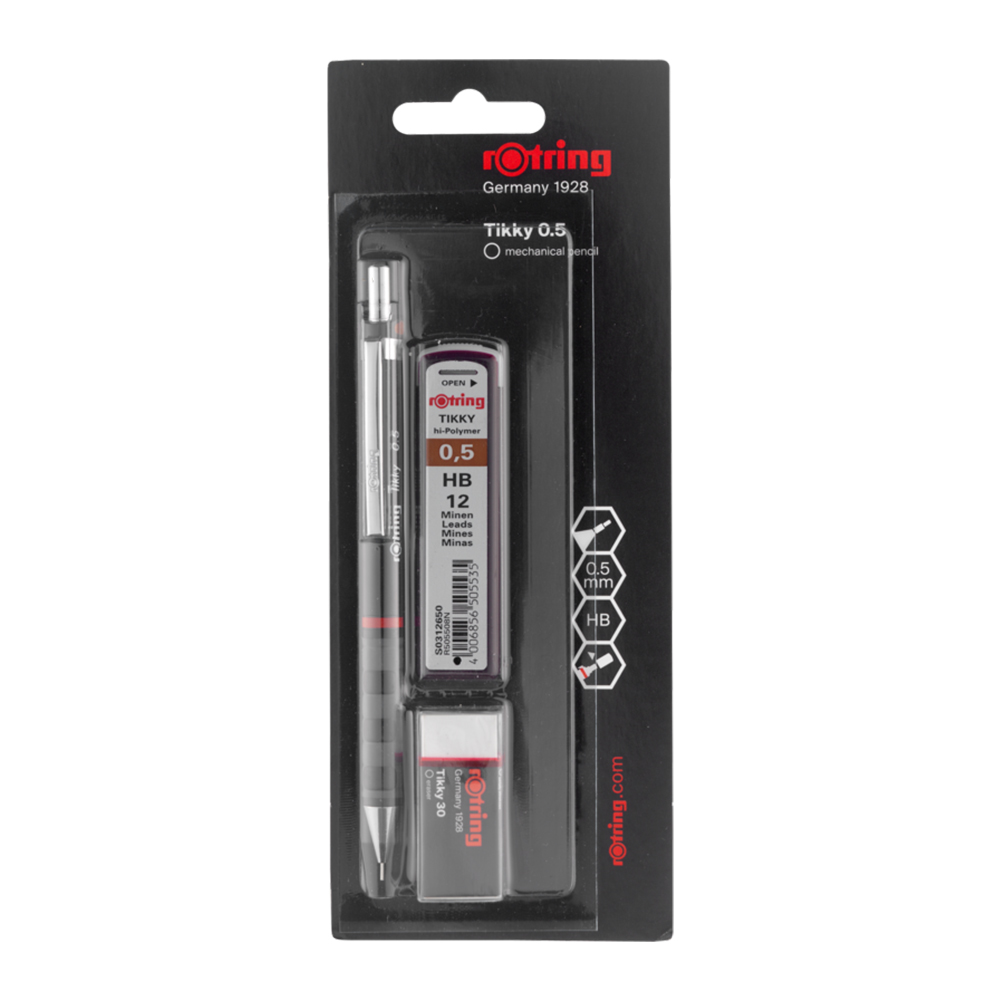 rOtring Tikky Value Pack – Tikky + Lead + Eraser