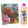 Dino – Bubble Blowing Gun & 1L Bubble Refill Container – Brown (3 Years Up) Dino – Bubble Blowing Gun & 1L Bubble Refill Container – Brown (3 Years Up)