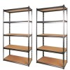 MTS – Steel Shelving /5 Tier Steel Shelving 86.5 x 35.5 x 183cm – Pack of 2 MTS – Steel Shelving /5 Tier Steel Shelving 86.5 x 35.5 x 183cm – Pack of 2