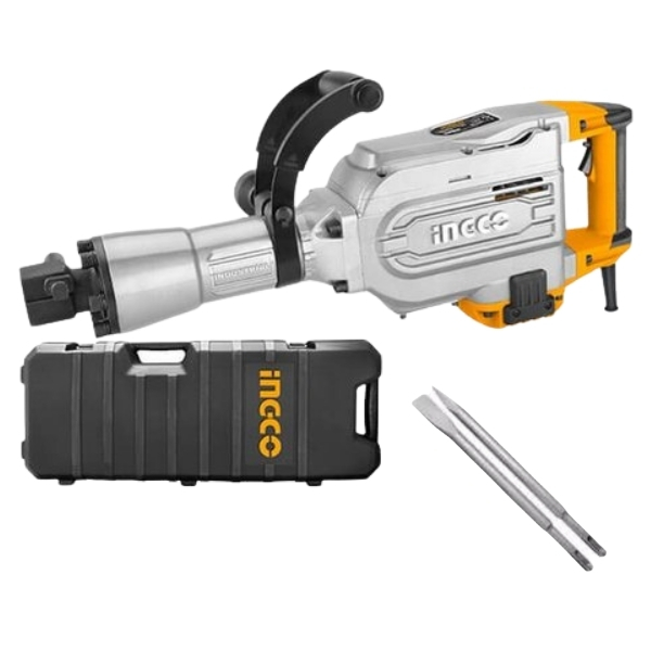 Ingco – Demolition Breaker / Hammer 1700W with 2 x Chisels and Carry Case