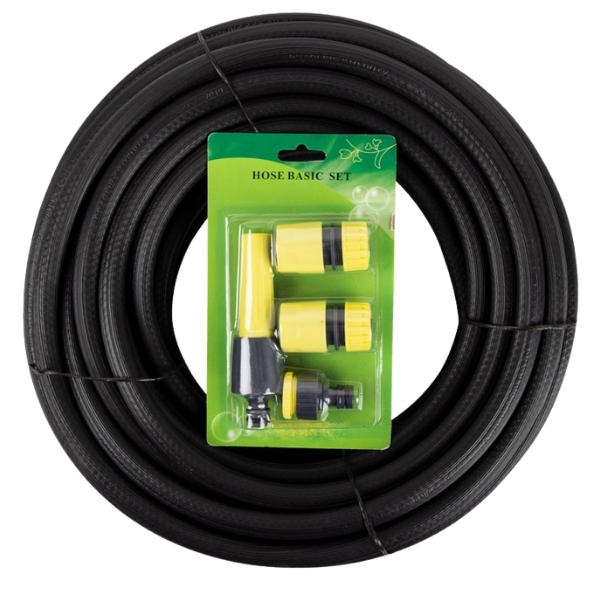 Dragline Garden Hose with Fittings 12mm – (25m)