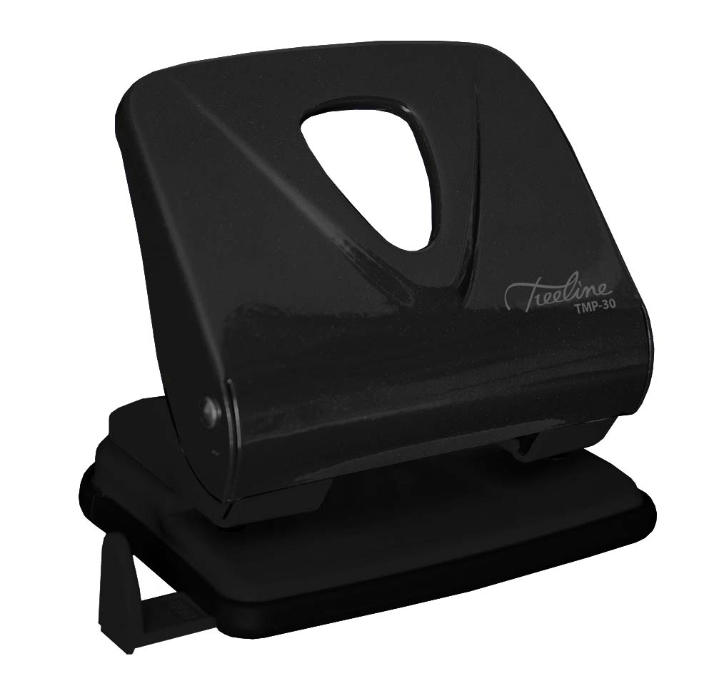 Treeline Metal Hole Punch Black – 30 Page