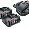 Bosch StarterKit 18V (Model: 2x 2.5Ah + AL 1830 CV) Bosch StarterKit 18V (Model: 2x 2.5Ah + AL 1830 CV)