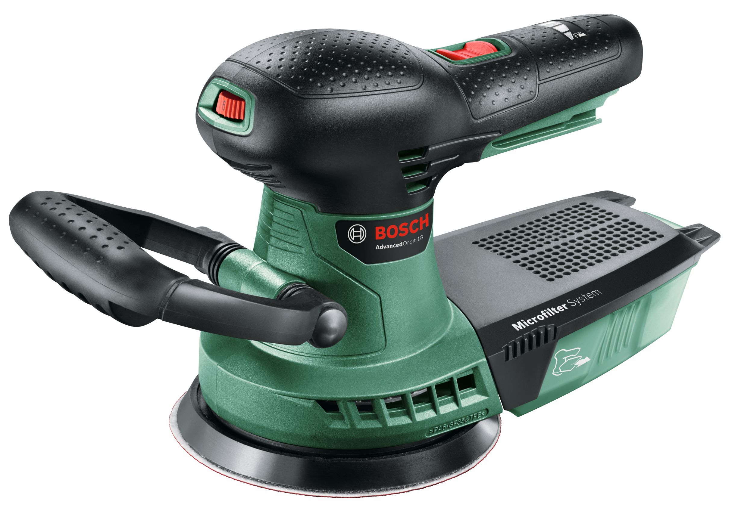 Bosch 18V Cordless Orbit Sander Solo (Model: Advanced Orbit 18)