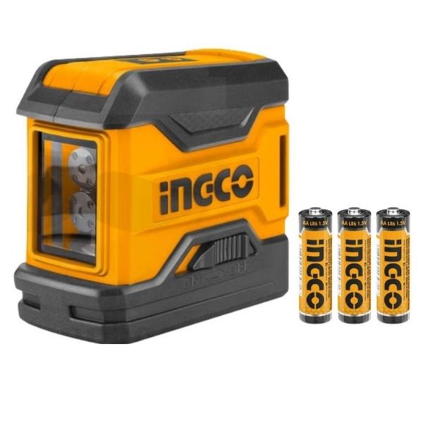 INGCO – Self-Leveling Line Laser Including Batteries – 0-15m Working Range