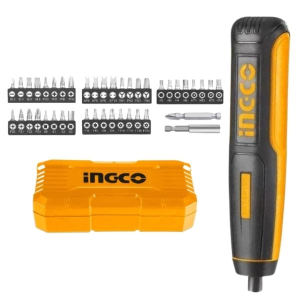 INGCO – Lithium-ion Cordless Electric Screwdriver Including Bit Holders