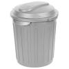 Refuse Bin / Silver Plastic Refuse Bin 60L – Pack of 5 Refuse Bin / Silver Plastic Refuse Bin 60L – Pack of 5