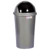 Contour – Round Refuse Bin with Flip Lid 25L – Grey – Pack of 5 Contour – Round Refuse Bin with Flip Lid 25L – Grey – Pack of 5