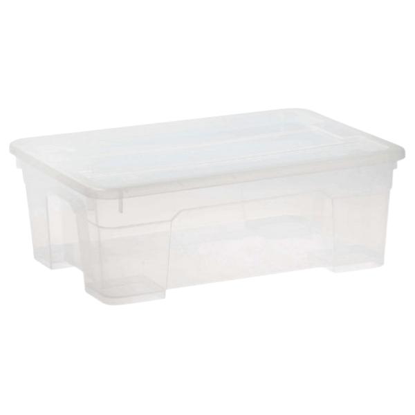 Contour – Storage Box / Storage Organiser 11L Clear – Pack of 10