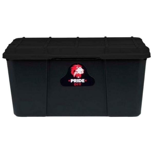 Pride – Storage Box 25L – Black – Pack of 5