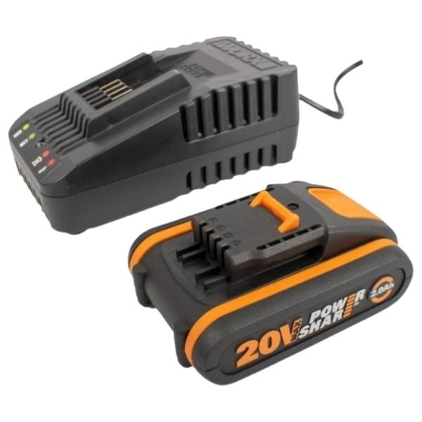 WORX – 20V Li-Ion 2.0Ah Battery And 20V Charger Kit