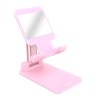 Orico Foldable Phone Holder with Mirror – Pink Orico Foldable Phone Holder with Mirror – Pink
