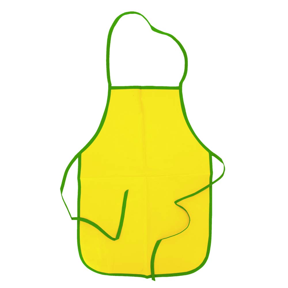 Treeline Kiddies Apron – Kids Art Protective PVC Apron – Yellow