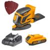 Ingco – Palm Sander with 3 x Sand Paper, Dust Bag , Battery 2.0Ah & Charger Ingco – Palm Sander with 3 x Sand Paper, Dust Bag , Battery 2.0Ah & Charger