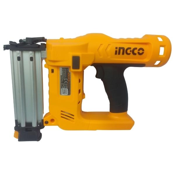 INGCO – Lithium-Ion Cordless Brad Nailer Kit – Bare Unit