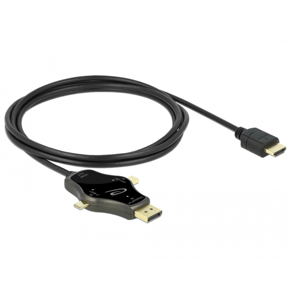 Delock 3 in 1 Monitor Cable