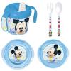 Mickey Mouse – Toddler Feeding Set (Cup, Plate, Bowl and Cutlery) – Blue Mickey Mouse – Toddler Feeding Set (Cup, Plate, Bowl and Cutlery) – Blue