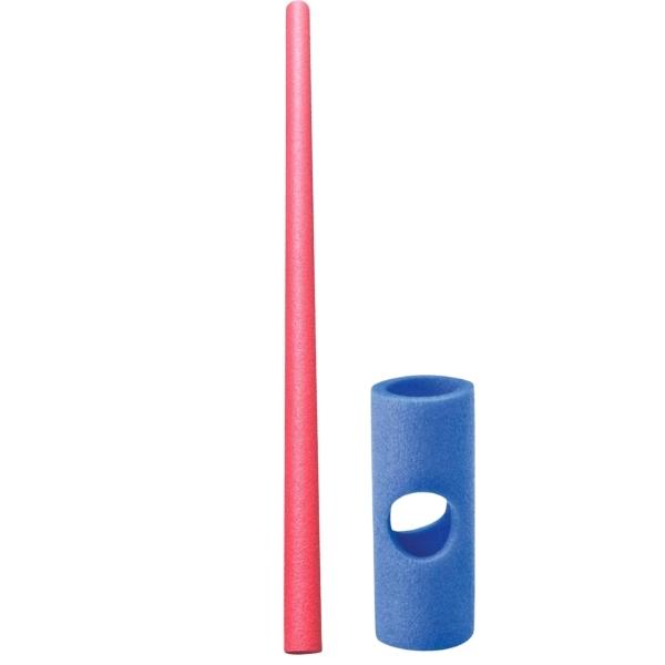 Source Direct- Pink Pool Noodle 1.5m with a Blue Connector 22cm x 9.5cm