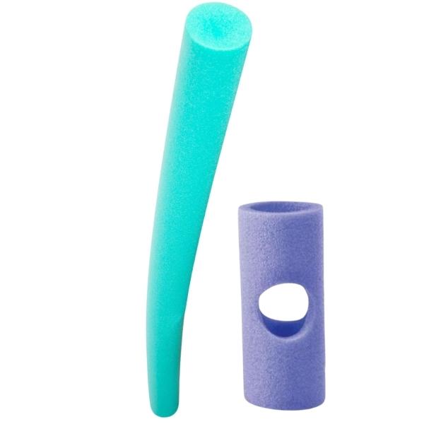 Source Direct- Mint Pool Noodle 1.5m with a Purple Connector 22cm x 9.5cm