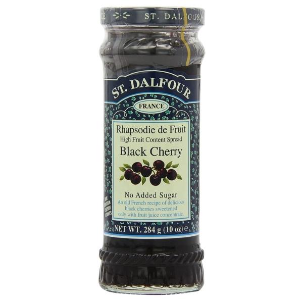 ST DALFOUR – Jam / Black Cherry Extra Fruit Jam 284g – Box of 12