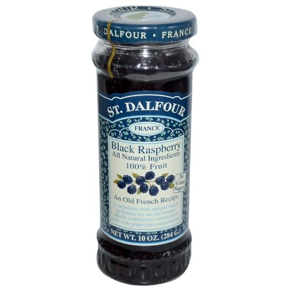 ST DALFOUR – Jam / Black Raspberry Extra Fruit Jam 284g – Pack of 6