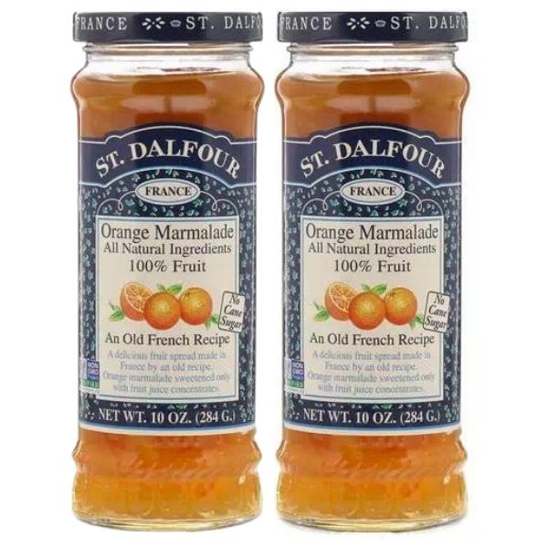 ST DALFOUR – Jam / Orange Marmalade Extra Fruit Jam 284g – Pack of 2
