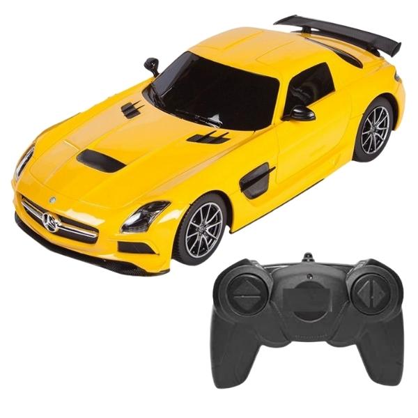 RASTAR – Mercedes-Benz SLS AMG Remote Control Car (1:18 Scale)- Yellow