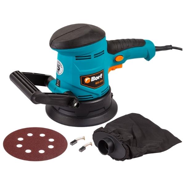 Bort – Random Orbit Sander with Dust Bag and 1 x Sanding Paper