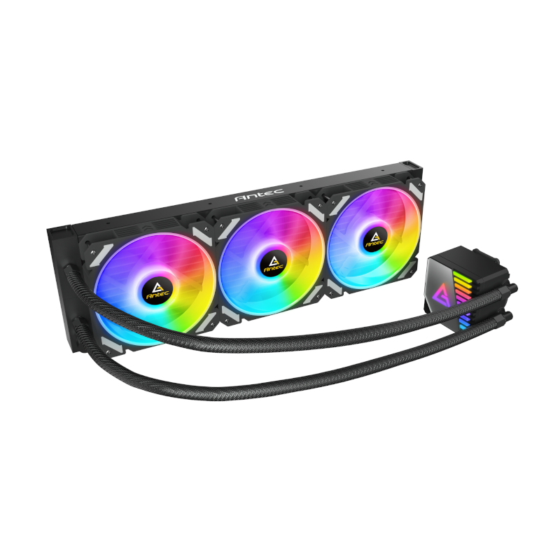 Antec Symphony 360 ARGB 360mm AIO CPU Liquid Cooler – Black