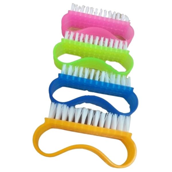 Source Direct – Nail Brush Assorted Colours – 4 Piece