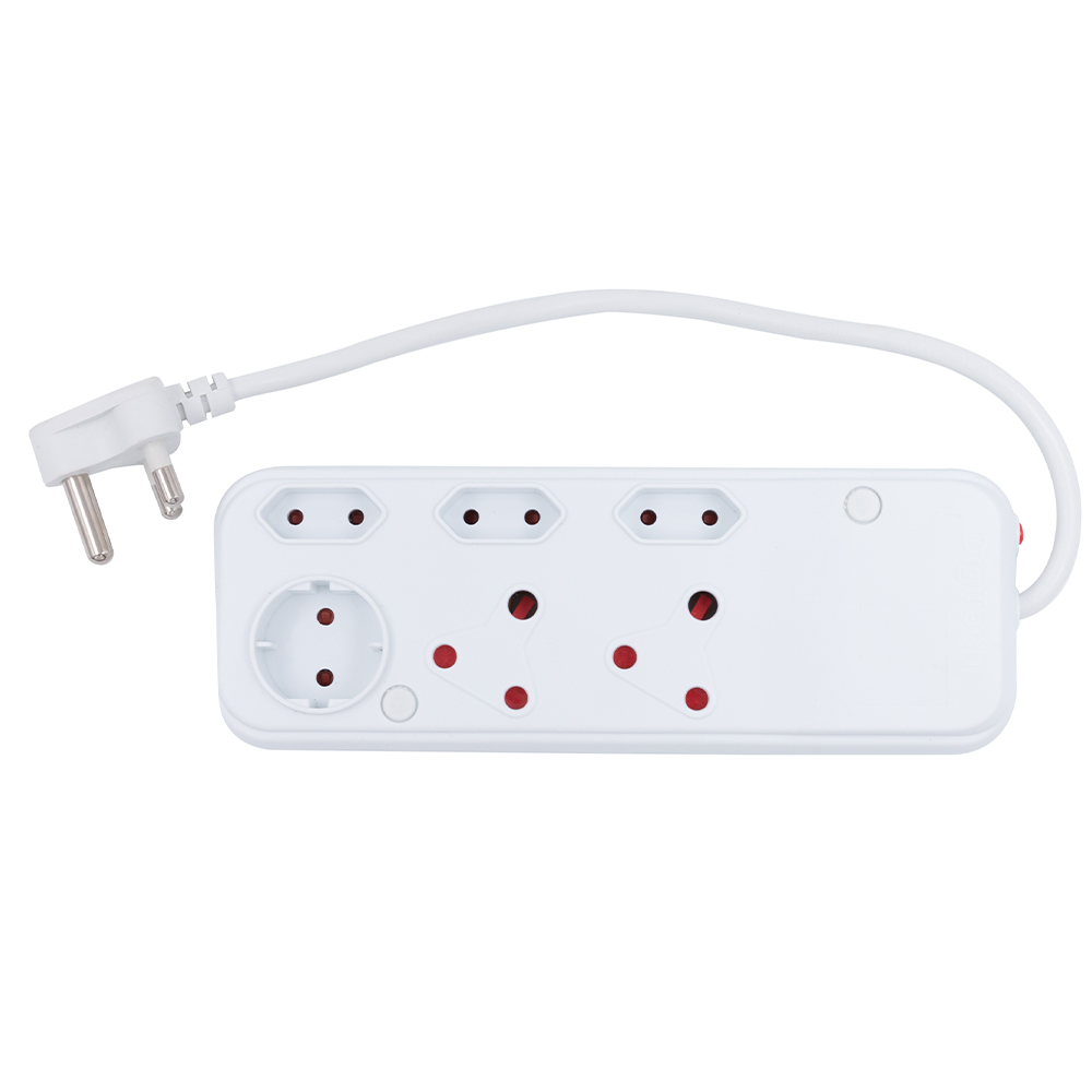 Digitech 6 Way Multiplug Unswitched 3x16A+3x5A