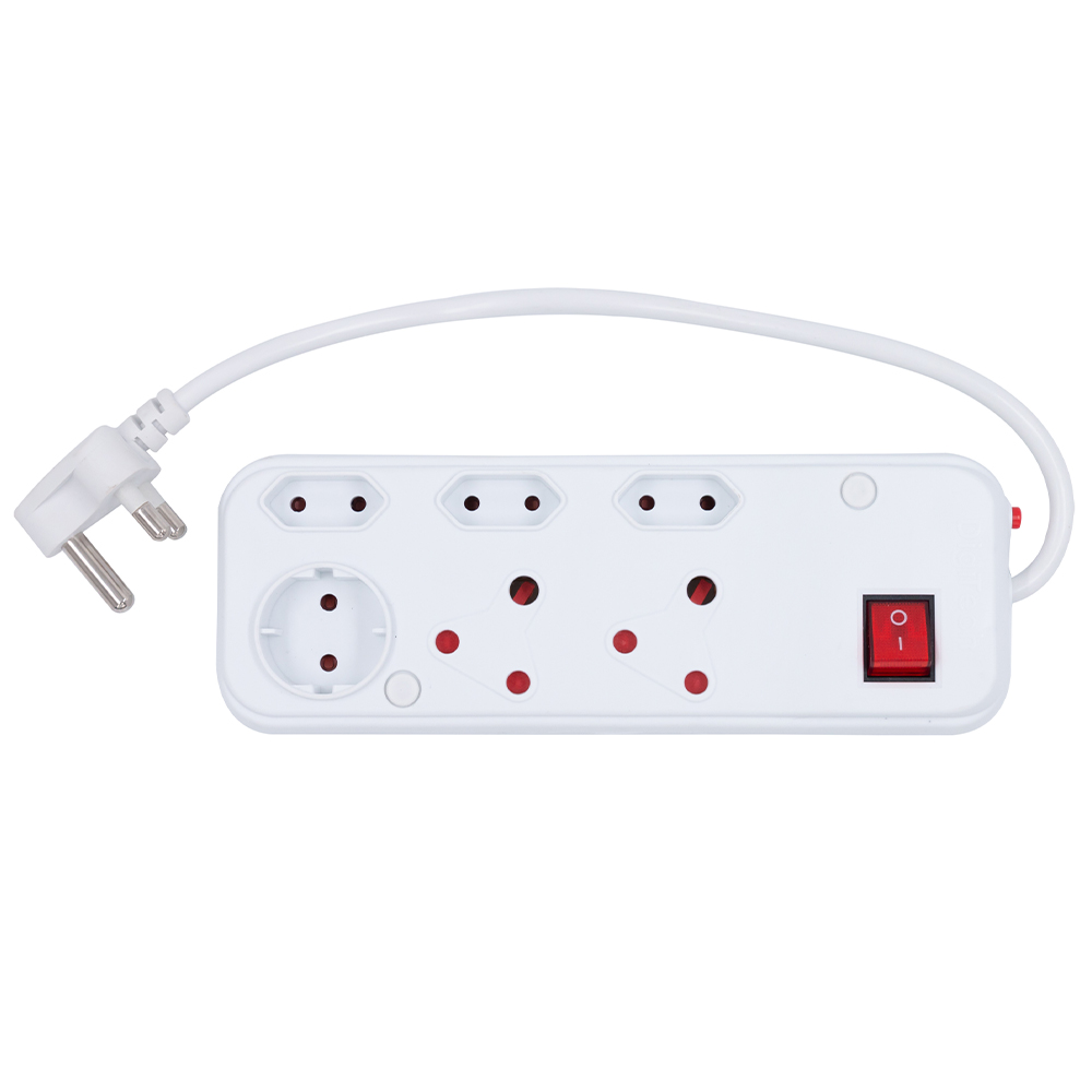 Digitech 6 Way Multiplug Switched 3x5A+2x16A+1xShuko