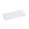 PowerUp Dual Mode Wireless Keyboard – White/Silver PowerUp Dual Mode Wireless Keyboard – White/Silver
