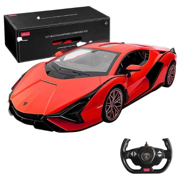 RASTAR – Lamborghini Sian FKP 37 RC Car 1/14 Scale with Remote Controller – Red