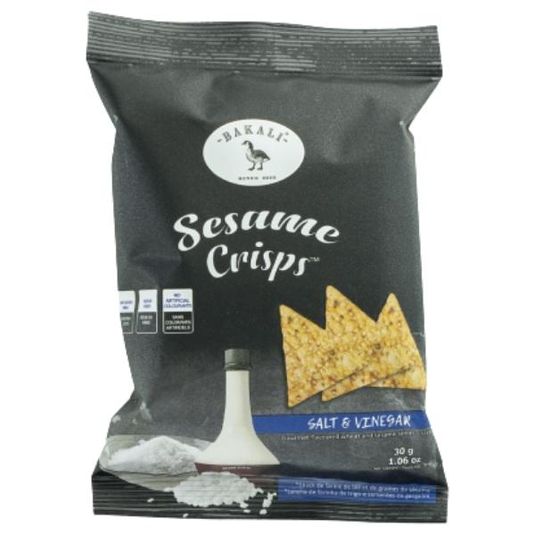 Bakali – Sesame Crisps 30g – Salt and Vinegar – Box of 15
