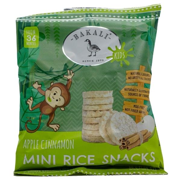 Bakali – Kiddies Mini Rice Snacks 30g – Apple Cinnamon – Pack of 5
