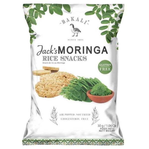 Bakali – Mini Rice Snacks 30g – Moringa – Pack of 10