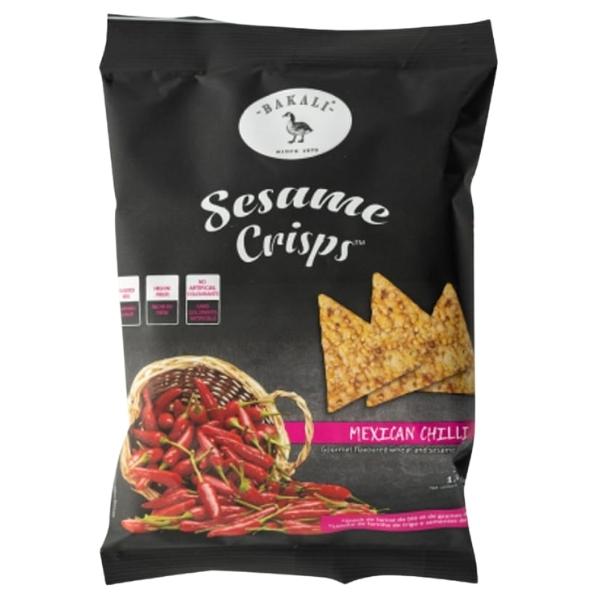 Bakali – Sesame Crisps 30g – Mexican Chilli – Pack of 10
