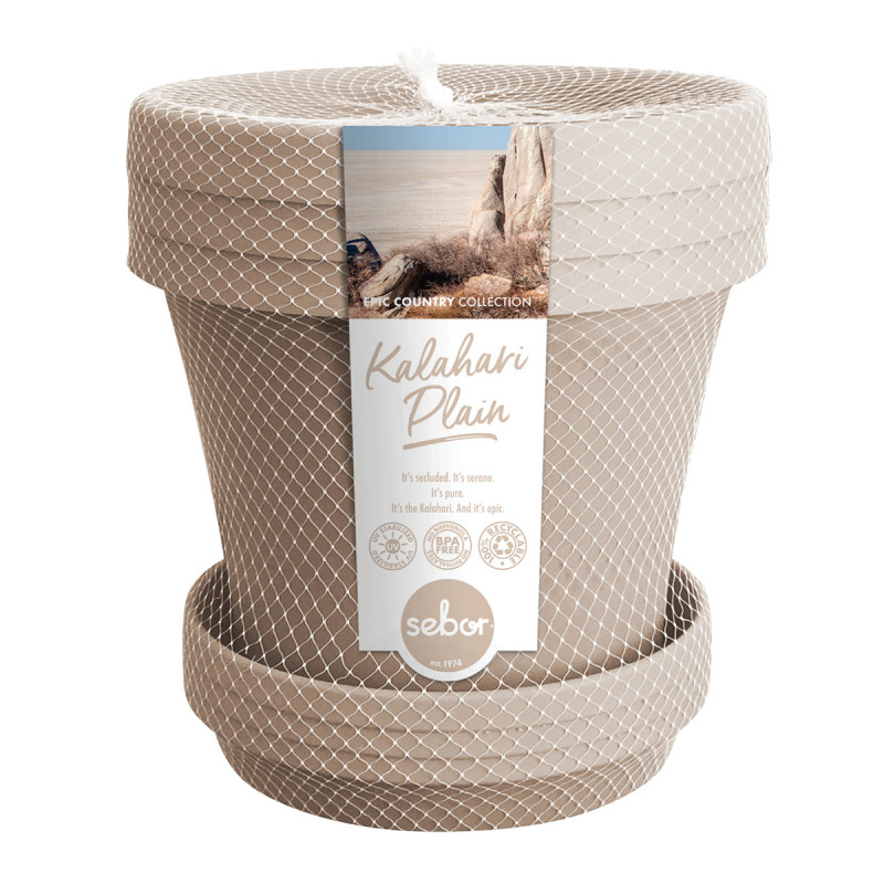 Sebor – Super Pot Planter Set 25cm (Pack of 3) – Kalahari