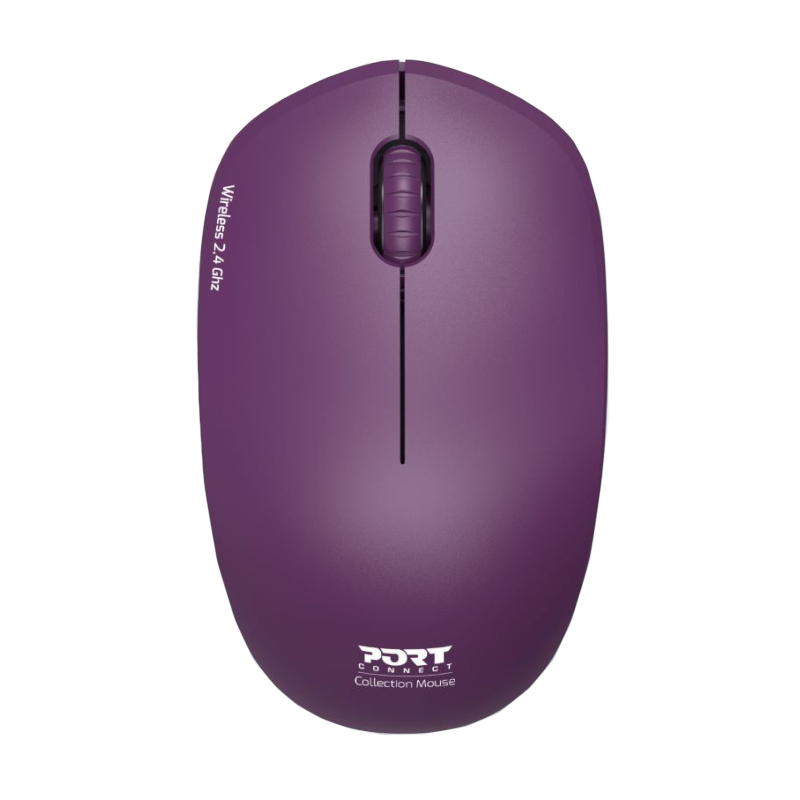 Port Connect Wireless Collection Mouse – Purple