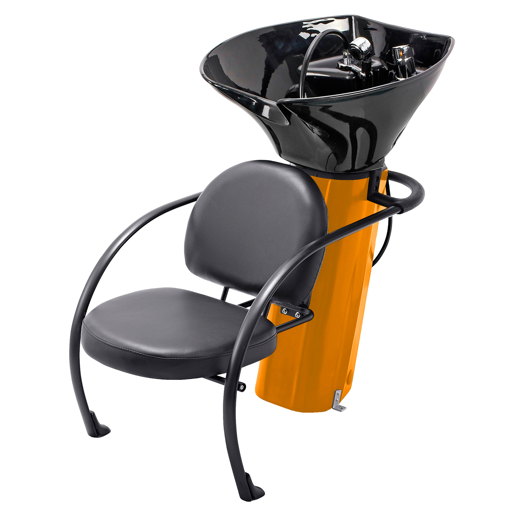 Ace – Backwash Chair with Adjustable Backrest Orange 200kg