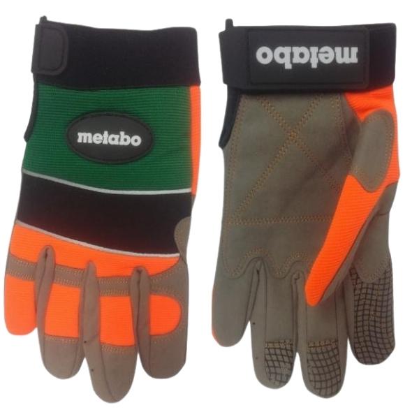 Metabo – Industrial Workers Glove with Anti-Slip and Vibration Padding – M