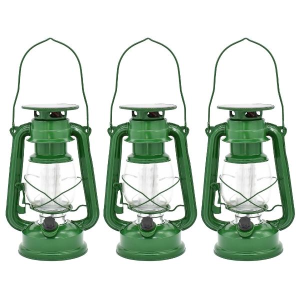 Waco – Solar Lantern / Green Lamp 24cm – Pack of 3