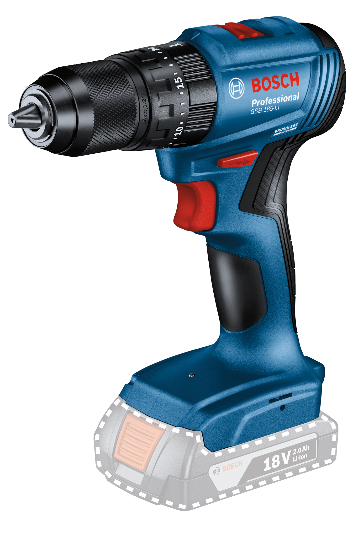 Bosch – Cordless 18V Impact Drill – GSB 185-LI – Solo