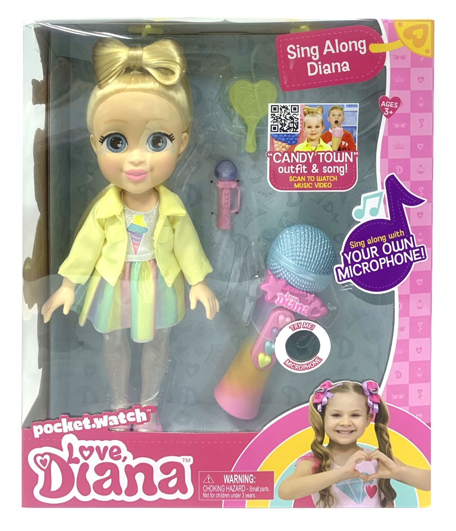 Love Diana Sing Along Doll With Mic- Candy Town Song