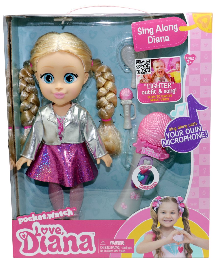 Love Diana Sing Along Doll W Mic – Lighter Song