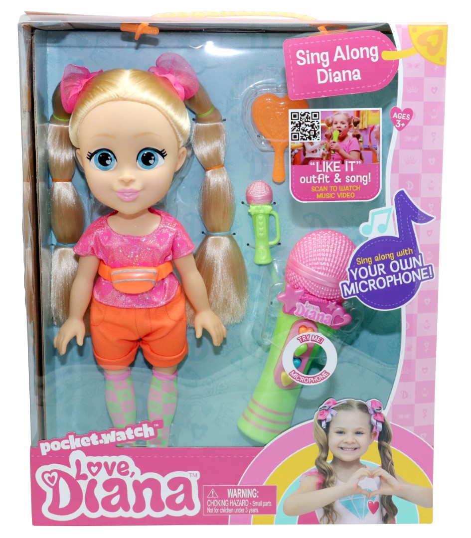 Love Diana Sing Along Doll With Mic – Like It Song
