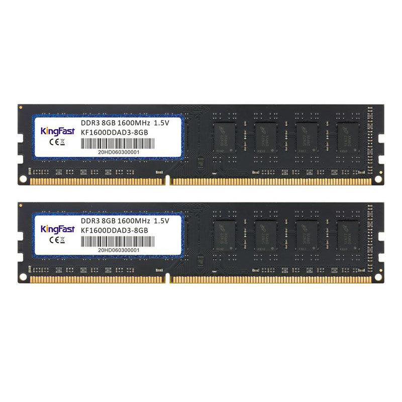 Kingfast 16GB DDR3 1600MHz Desktop RAM Combo (2x 8GB DDR3 1600)
