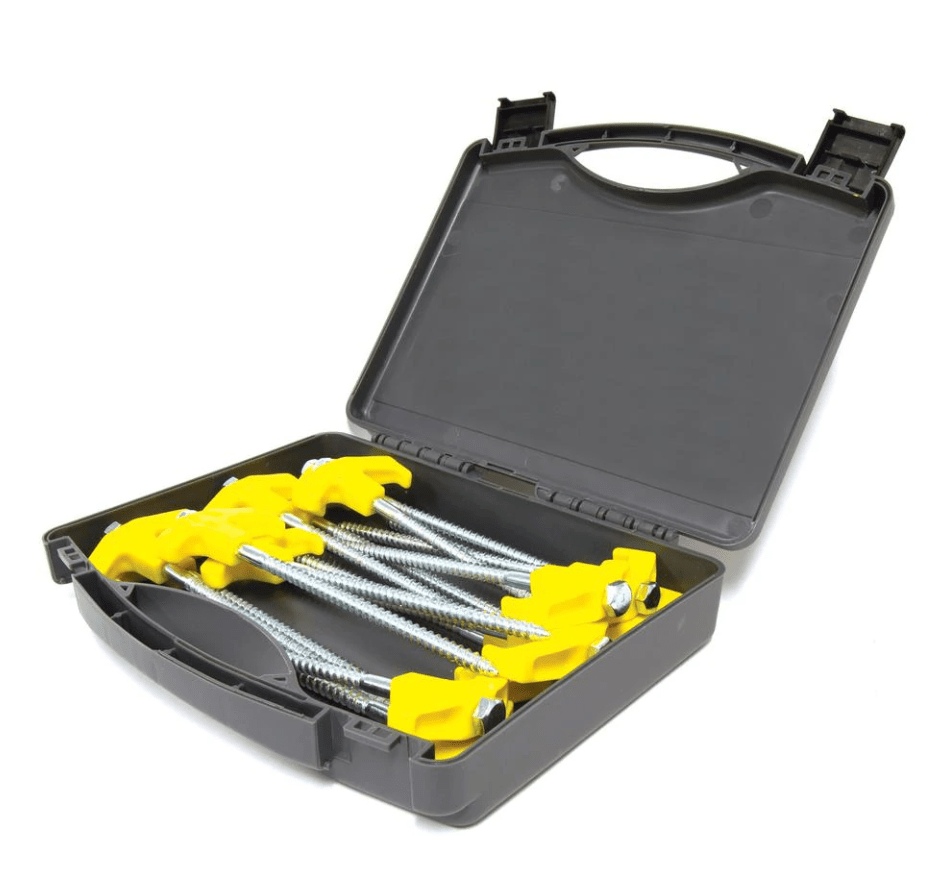 Oztrail 16 Piece Screw in Tent Peg Set