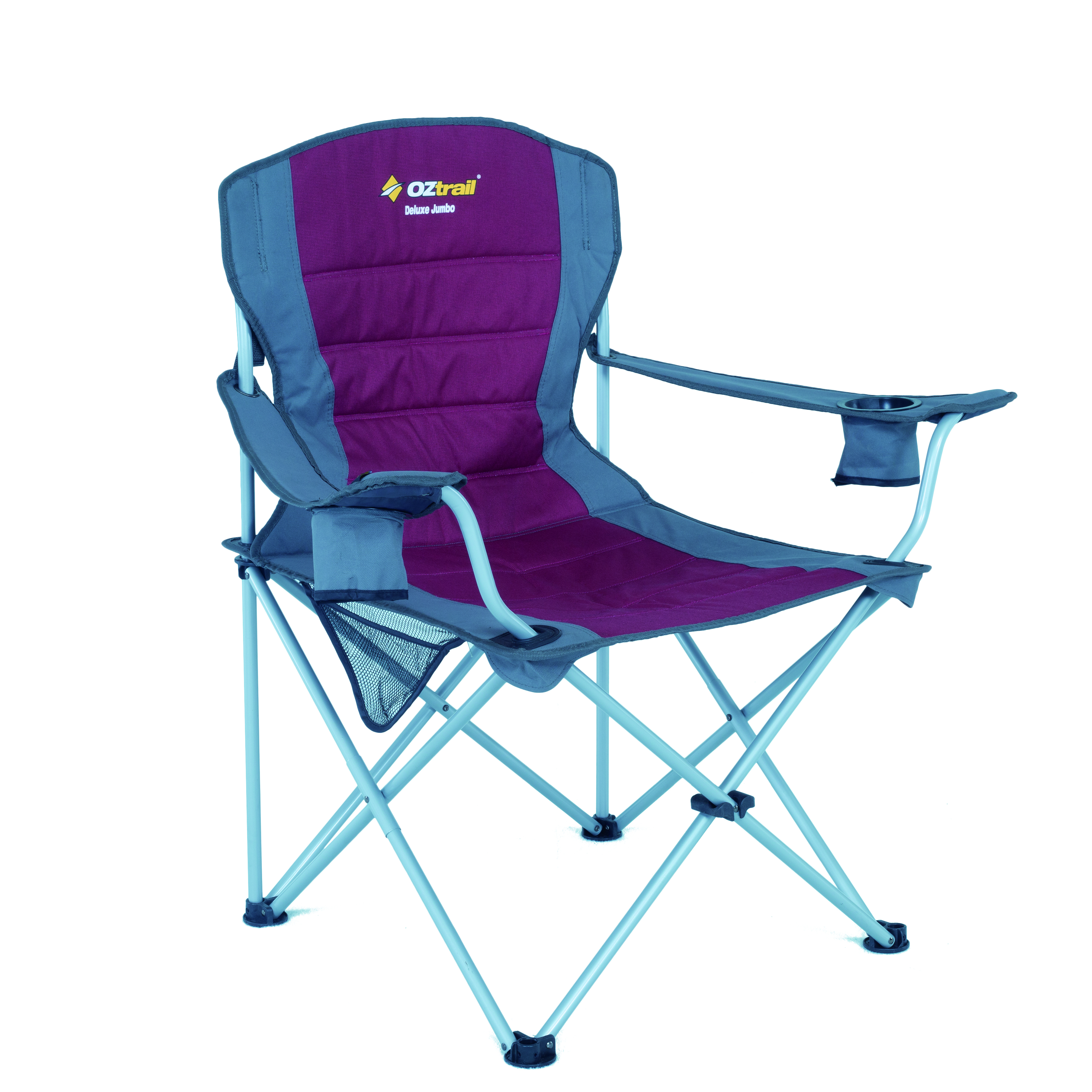 Oztrail Deluxe Jumbo Arm Chair- 140kg – Maroon